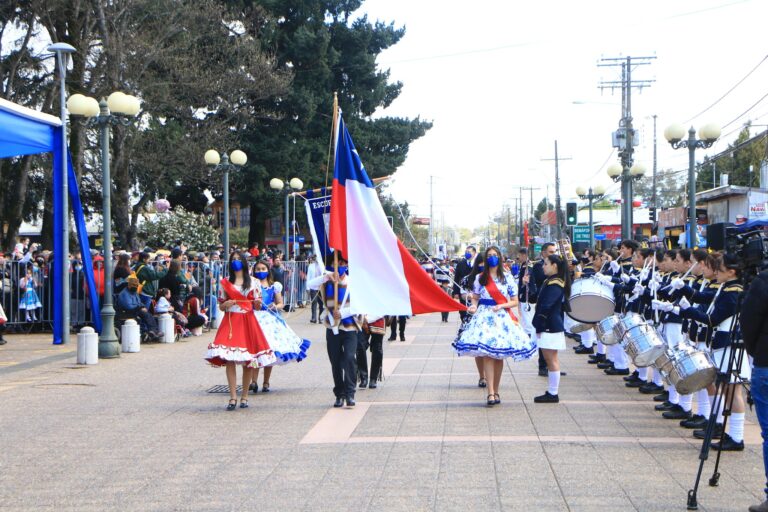 Coihueco desfiló para celebrar las Fiestas Patrias
